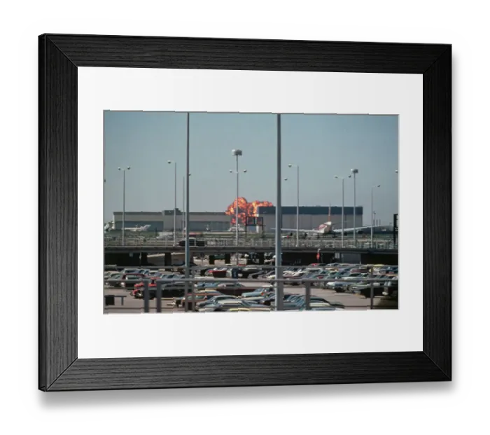 Framed Print : Plane Crash, O'Hare Airport Framed Print : Plane Crash, O'Hare Airport