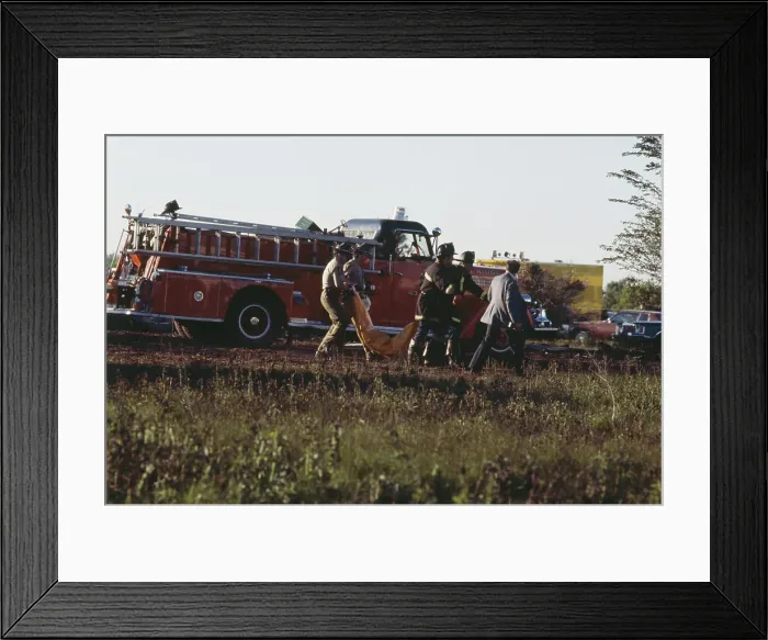 Framed Print : Plane Crash, O'Hare Airport Framed Print : Plane Crash, O'Hare Airport