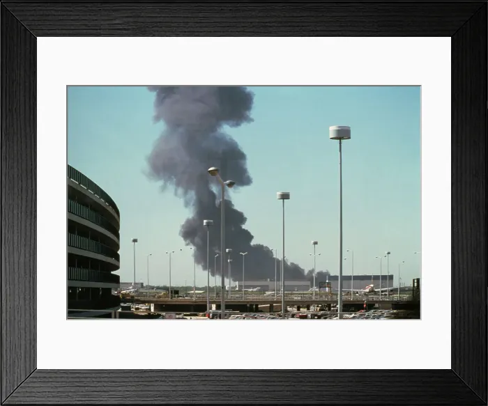 Framed Print : Plane Crash, O'Hare Airport Framed Print : Plane Crash, O'Hare Airport