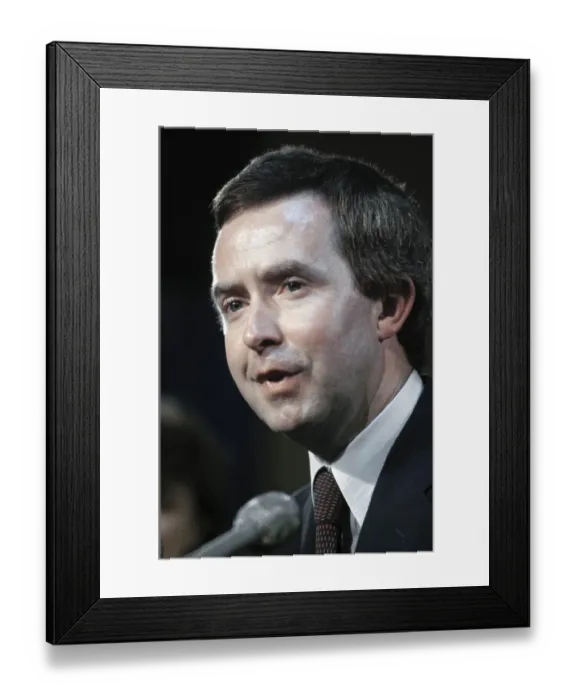 Framed Print : Portrait of Joe Clark Framed Print : Portrait of Joe Clark