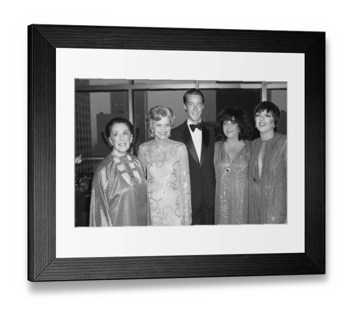 Framed Print : Ray Halston, Martha Graham, Betty Ford and Elizabeth Taylor Framed Print : Ray Halston, Martha Graham, Betty Ford and Elizabeth Taylor