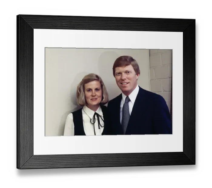 Framed Print : Richard Gephardt And Wife Jane Framed Print : Richard Gephardt And Wife Jane