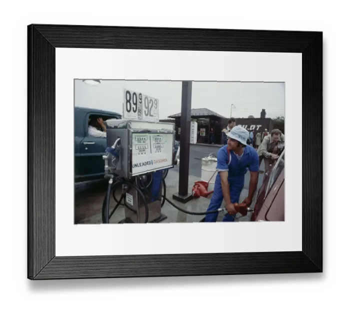 Framed Print : Gasohol On Sale Framed Print : Gasohol On Sale