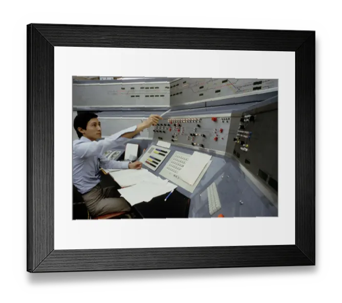 Framed Print : MTR Control Room Framed Print : MTR Control Room