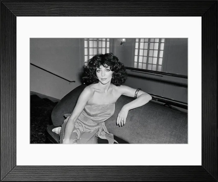 Framed Print : Actress Joan Collins Playing in Bitch Framed Print : Actress Joan Collins Playing in Bitch