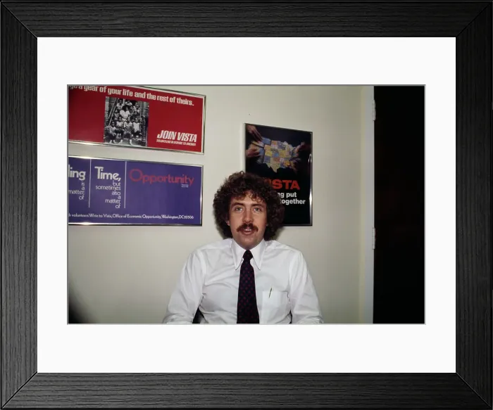 Framed Print : Sam Brown. Political activist Sam Brown, director of federal volunteer agency ACTION Framed Print : Sam Brown. Political activist Sam Brown, director of federal volunteer agency ACTION