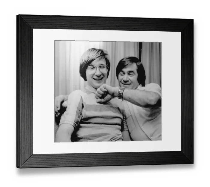 Framed Print : Steven And John Kubacki Sitting Together Framed Print : Steven And John Kubacki Sitting Together