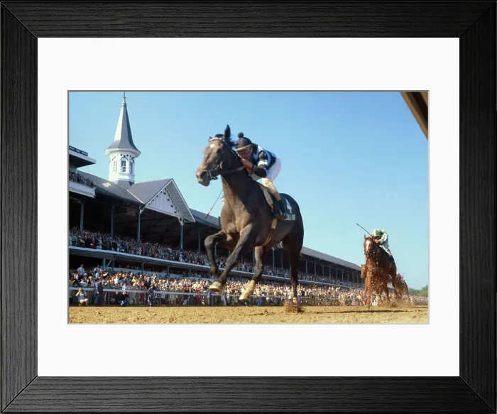Framed Print : Spectacular Bid Winning the Kentucky Derby Framed Print : Spectacular Bid Winning the Kentucky Derby