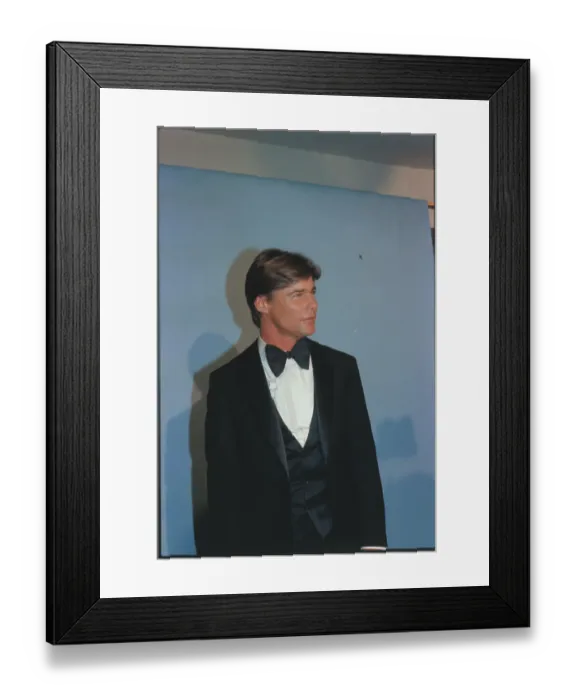 Framed Print : Actor Jan Michael Vincent Posing in Formal Attire Framed Print : Actor Jan Michael Vincent Posing in Formal Attire