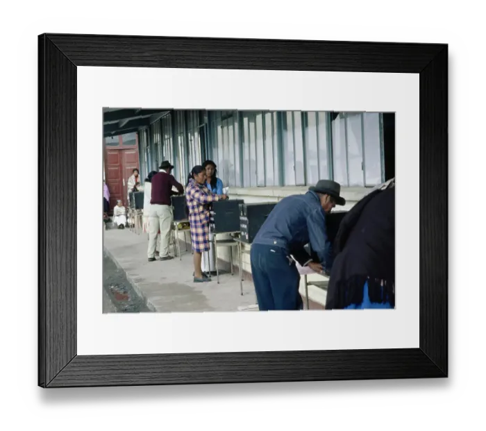 Framed Print : Presidential Election, Ecuador Framed Print : Presidential Election, Ecuador