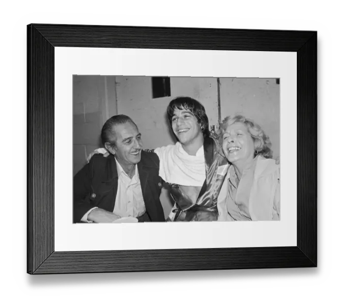 Framed Print : Tony Danza and His Parents Framed Print : Tony Danza and His Parents