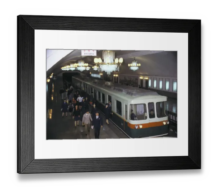 Framed Print : People in the Subway and Train Station Framed Print : People in the Subway and Train Station