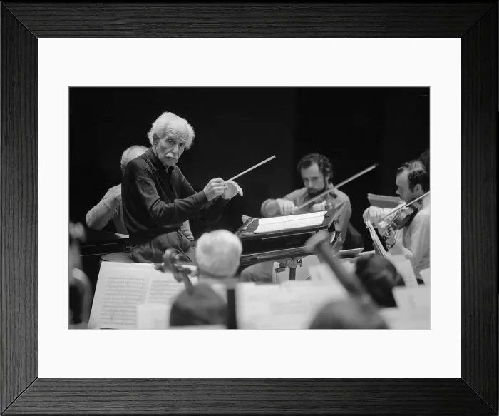 Framed Print : Arthur Fiedler Conducting Orchestra Framed Print : Arthur Fiedler Conducting Orchestra