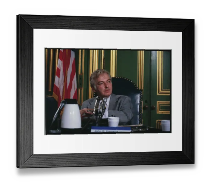 Framed Print : John G. Kemeny at His Desk Framed Print : John G. Kemeny at His Desk