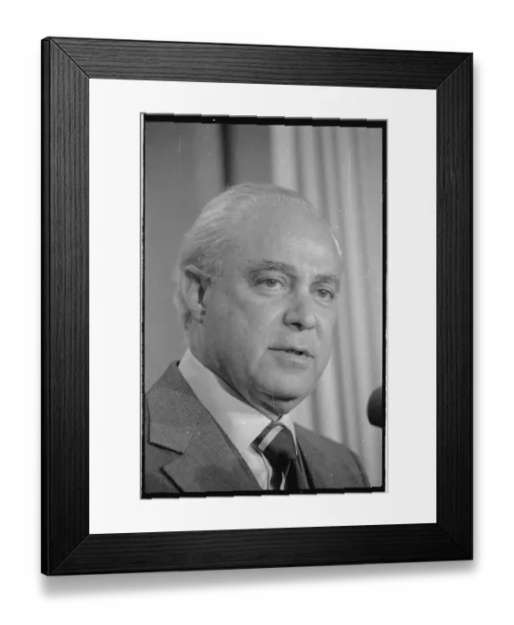 Framed Print : Portrait of Robert Strauss Framed Print : Portrait of Robert Strauss