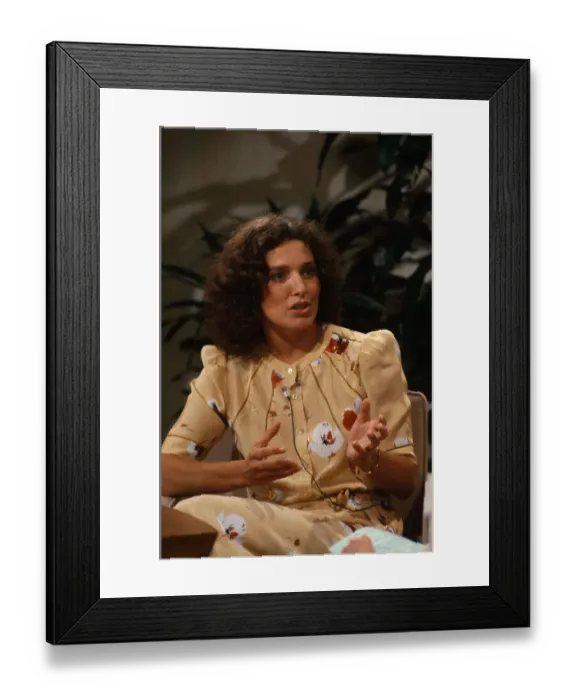 Framed Print : Margaret Trudeau Gesturing Framed Print : Margaret Trudeau Gesturing