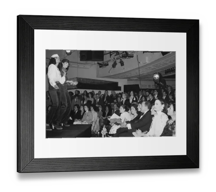 Framed Print : Gloria Vanderbilt Fashion Show