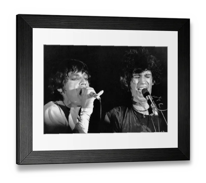 Framed Print : Mick Jagger and Keith Richards in Concert Framed Print : Mick Jagger and Keith Richards in Concert