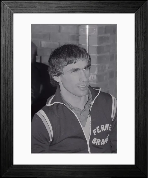Framed Print : Portrait of Giancarlo Usai Framed Print : Portrait of Giancarlo Usai