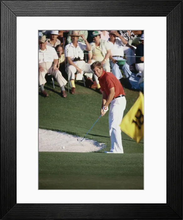 Framed Print : Ed Sneed Putting Framed Print : Ed Sneed Putting