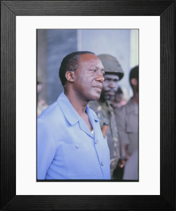 Framed Print : Portrait of Yusuf Lule Framed Print : Portrait of Yusuf Lule