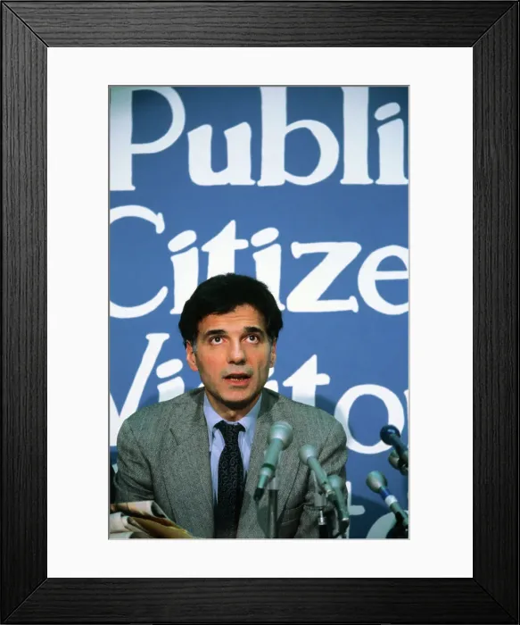 Framed Print : Ralph Nader on Public Citizens Visitors Panel Framed Print : Ralph Nader on Public Citizens Visitors Panel