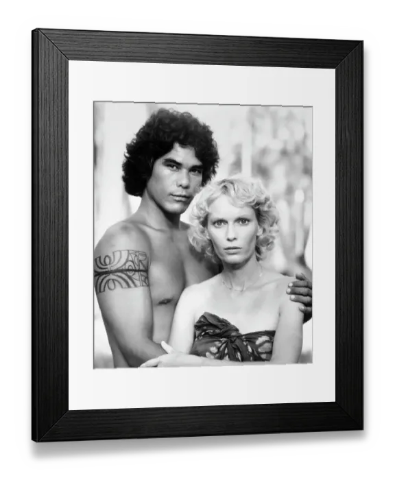 Framed Print : Dayton Ka'Ne and Mia Farrow Framed Print : Dayton Ka'Ne and Mia Farrow
