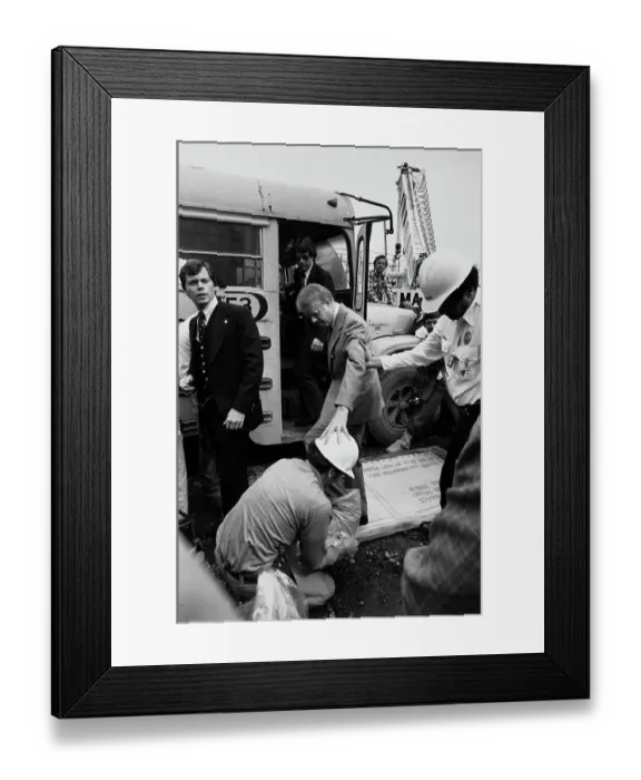 Framed Print : US President Carter Visiting Nuclear Power Plant Framed Print : US President Carter Visiting Nuclear Power Plant