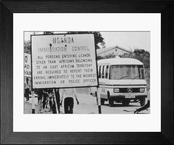 Framed Print : Scene at Uganda-Kenya Border Framed Print : Scene at Uganda-Kenya Border