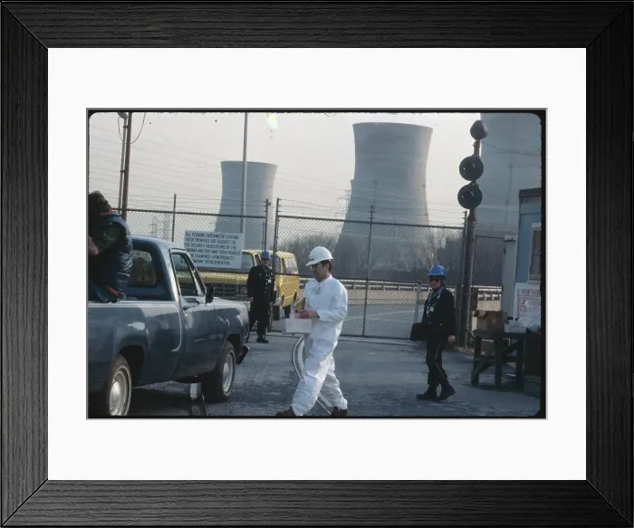 Framed Print : Health Inspection Worker on Milk Plant Site Framed Print : Health Inspection Worker on Milk Plant Site