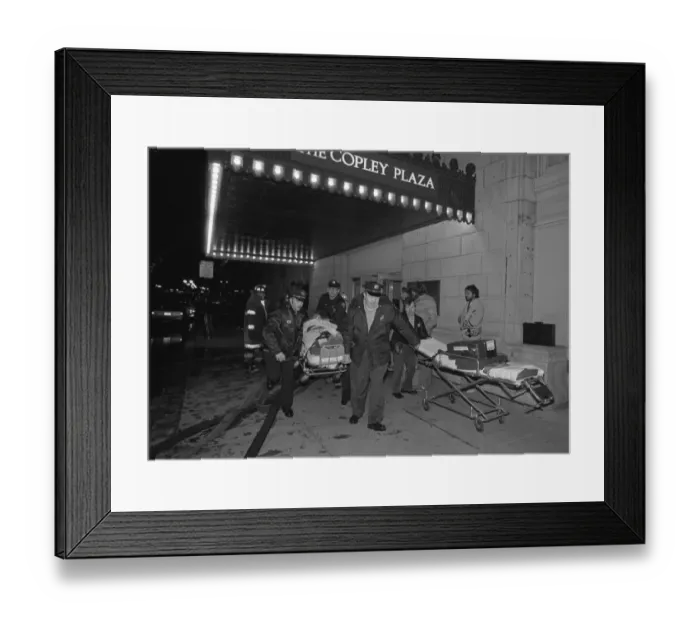 Framed Print : Fire at the Copley Plaza Hotel Framed Print : Fire at the Copley Plaza Hotel