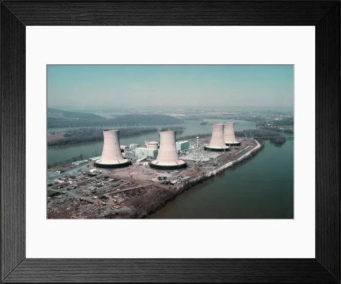 Framed Print : Three Mile Island Cooling Towers Framed Print : Three Mile Island Cooling Towers