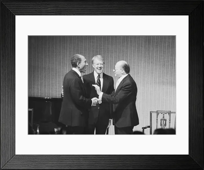 Framed Print : Carter, Sadat, and Begin Framed Print : Carter, Sadat, and Begin