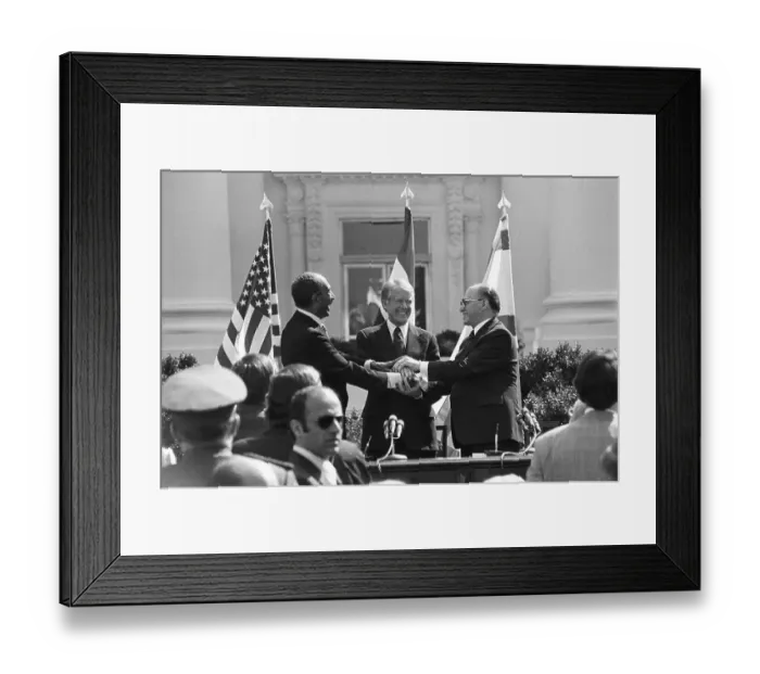 Framed Print : Signing of the Camp David Accords Framed Print : Signing of the Camp David Accords