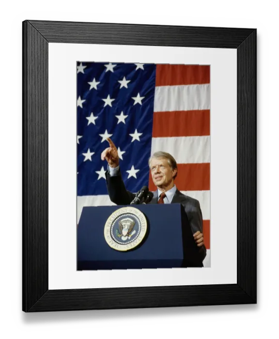 Framed Print : President Carter Framed Print : President Carter