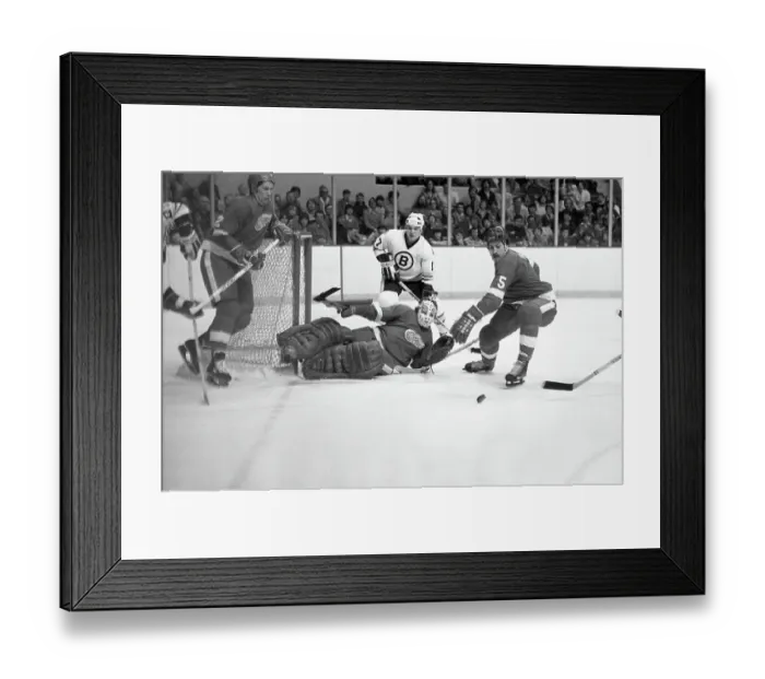 Framed Print : Detroit Red Wings Goalie Jim Rutherford Framed Print : Detroit Red Wings Goalie Jim Rutherford