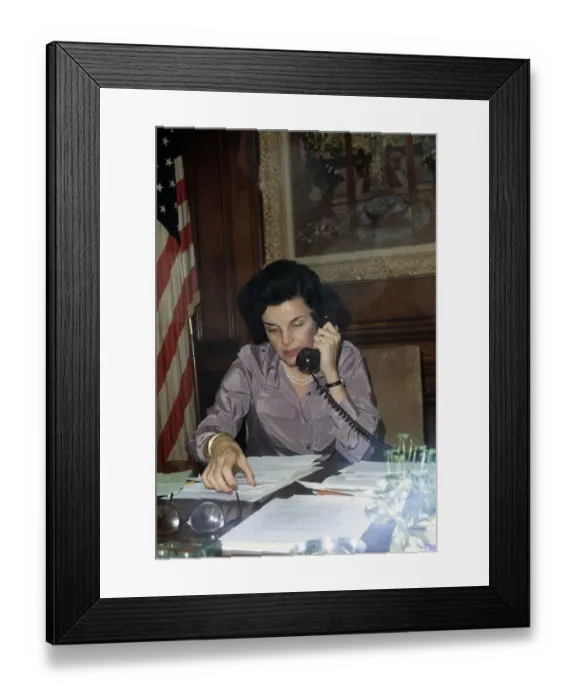 Framed Print : Dianne Feinstein Framed Print : Dianne Feinstein