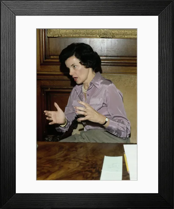 Framed Print : Dianne Feinstein Framed Print : Dianne Feinstein