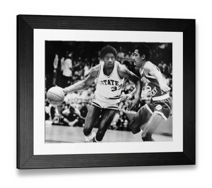 Framed Print : Magic Johnson in College Basketball Action