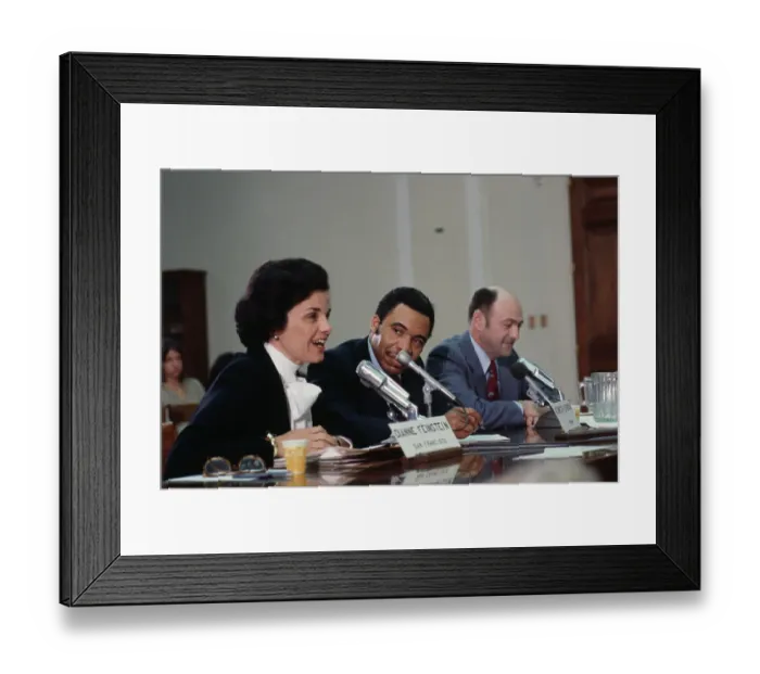 Framed Print : Dianne Feinstein Framed Print : Dianne Feinstein