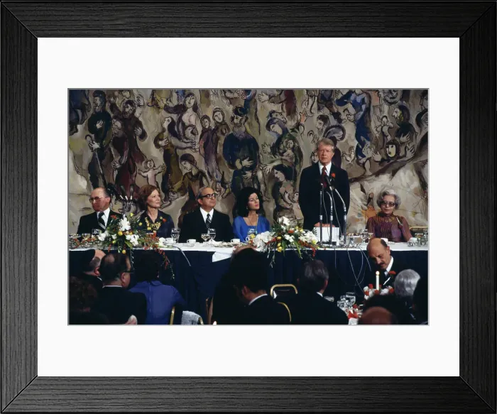 Framed Print : President Carter At State Dinner, Jerusalem Framed Print : President Carter At State Dinner, Jerusalem