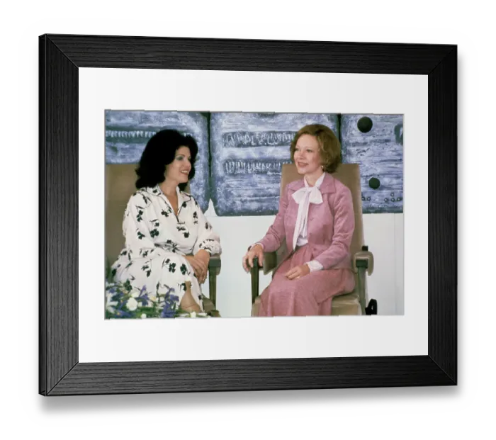 Framed Print : Ofira Navon And Rosalynn Carter Framed Print : Ofira Navon And Rosalynn Carter