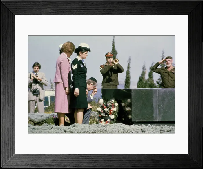 Framed Print : President Carter In Israel Framed Print : President Carter In Israel