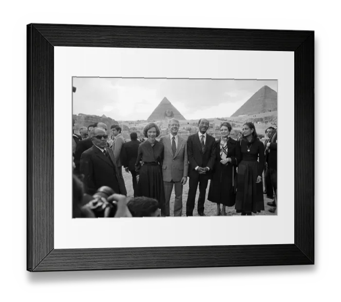 Framed Print : President and Mrs. Carter and Anwar Sadat Framed Print : President and Mrs. Carter and Anwar Sadat