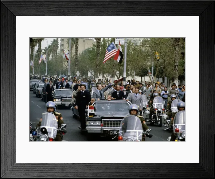 Framed Print : President Carter In Egypt Framed Print : President Carter In Egypt