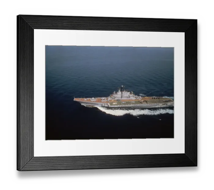 Framed Print : Soviet Aircraft Carrier Minsk Framed Print : Soviet Aircraft Carrier Minsk