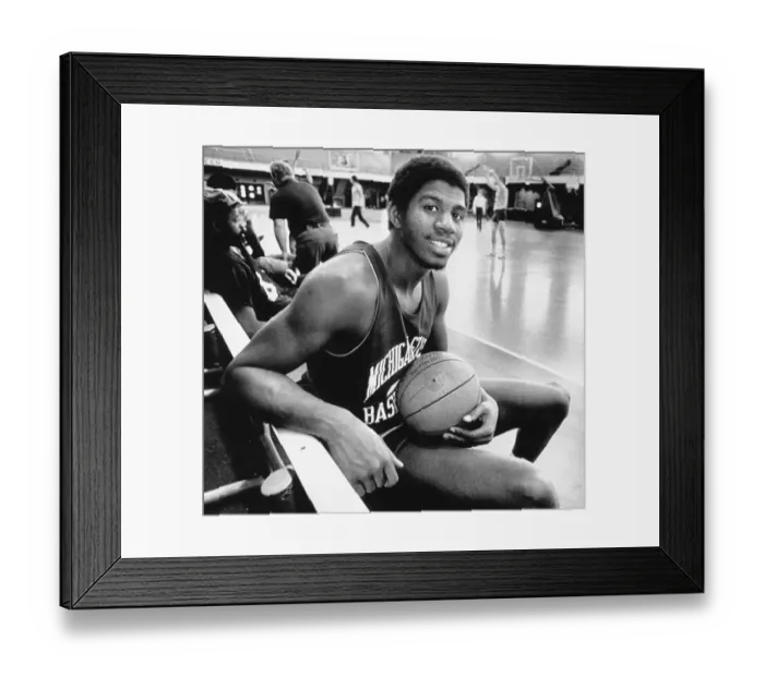 Framed Print : Earvin Magic Johnson Framed Print : Earvin Magic Johnson