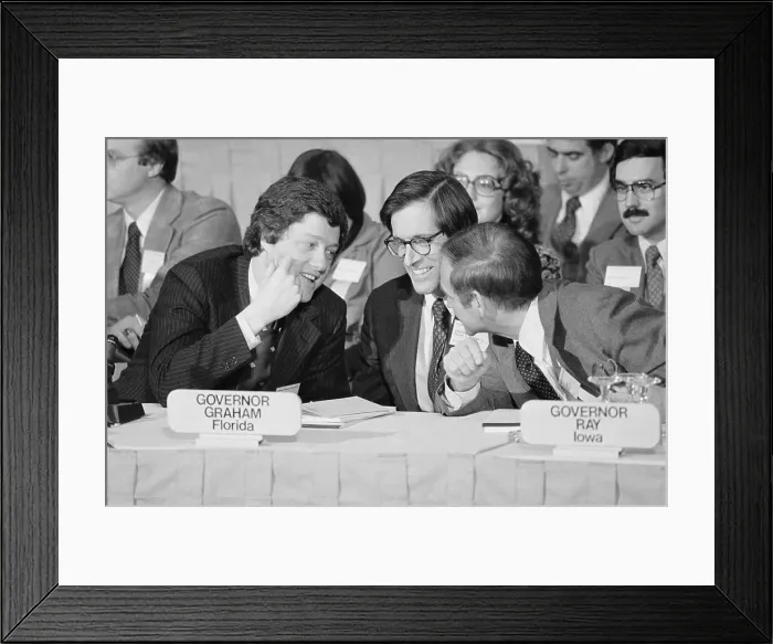 Framed Print : Governors Conversing