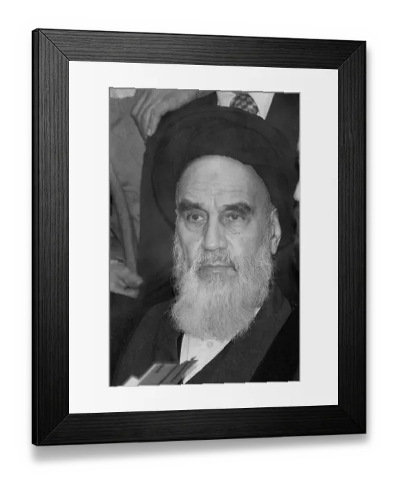 Framed Print : Ayatollah Ruhollah Khomeini Framed Print : Ayatollah Ruhollah Khomeini