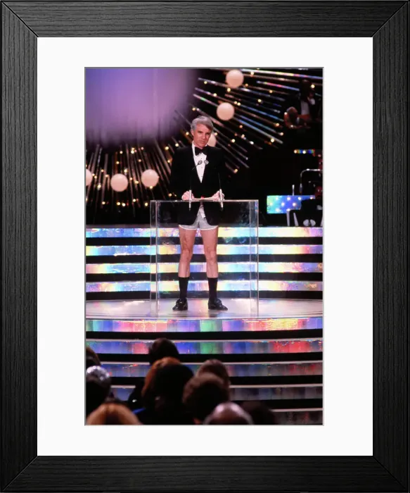 Framed Print : Steve Martin Presenting at Grammy Awards Framed Print : Steve Martin Presenting at Grammy Awards